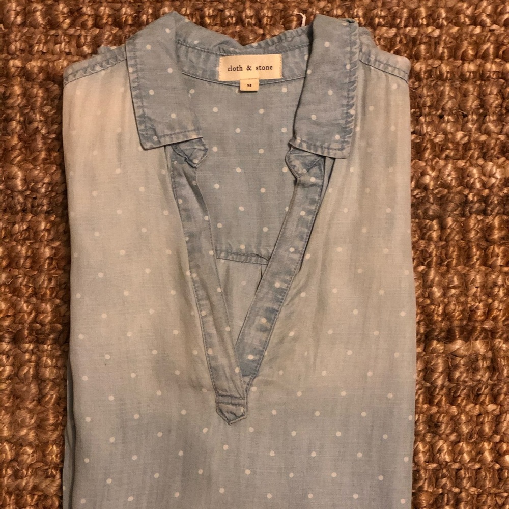 Cloth & Stone Chambray tunic dress